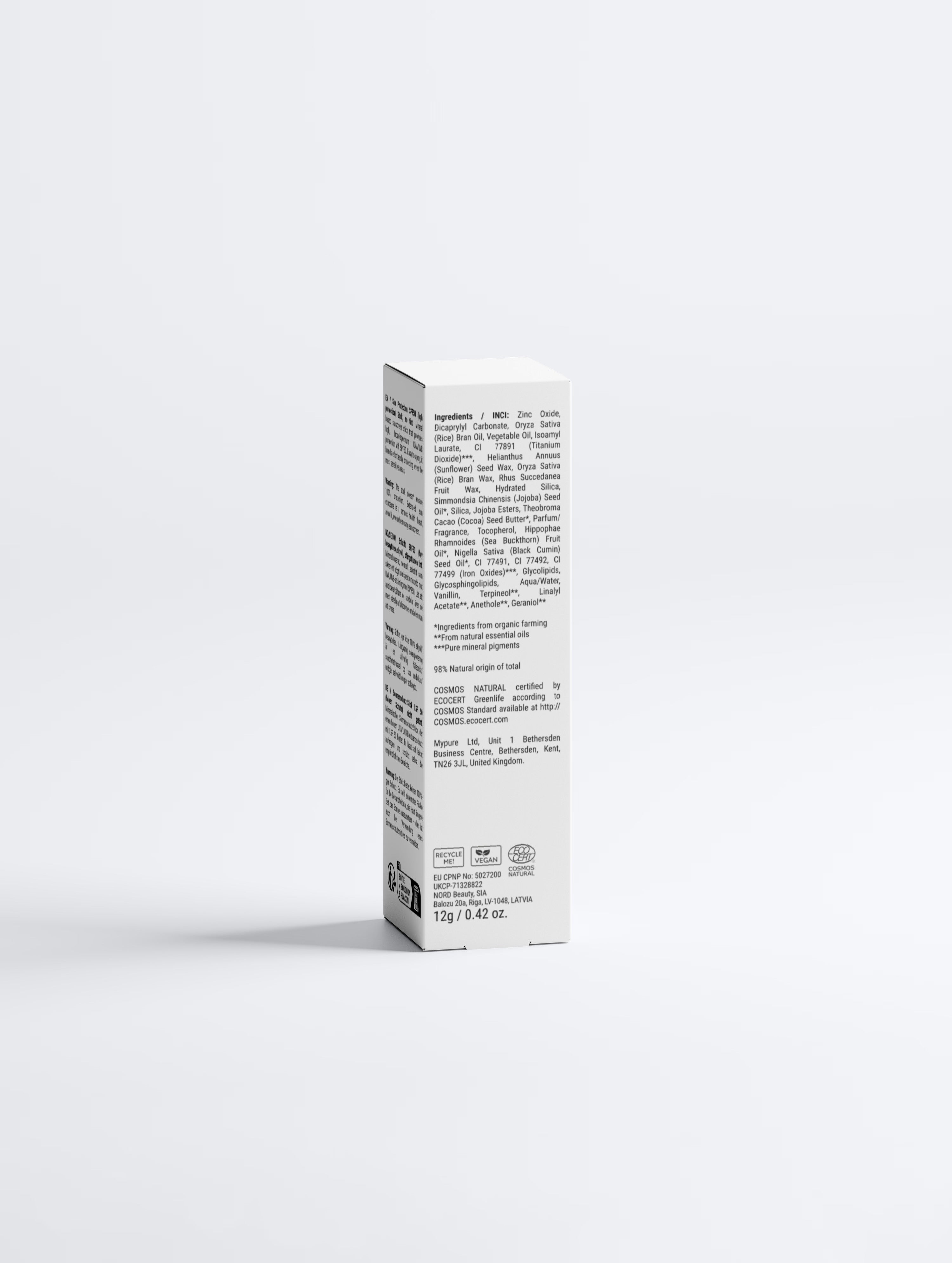 Sun Protection SPF50 Stick, no tint