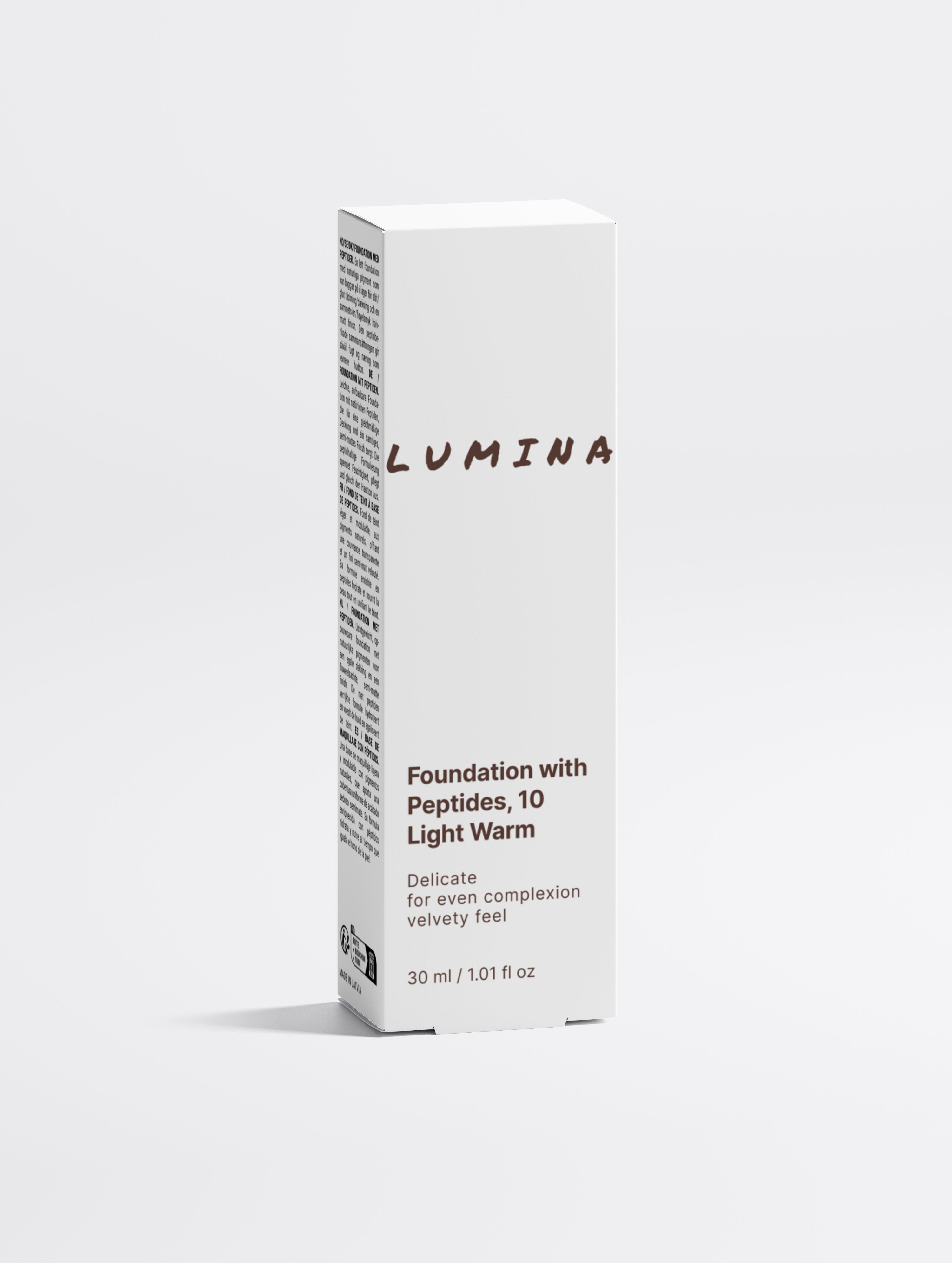 Phấn Nền Chứa Peptide, 10 Tông Sáng Ấm